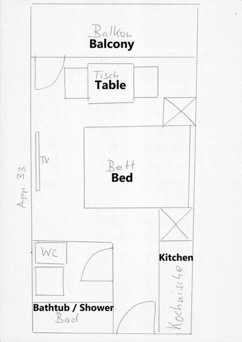 Apartment Microappartment With Bath And Cozy Balcony Davos